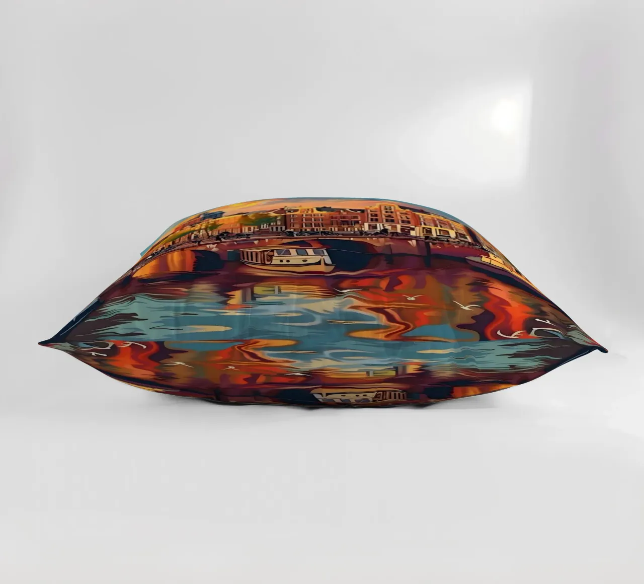 Amsterdam Vintage Kunst cuscino da Vintage Travel Art