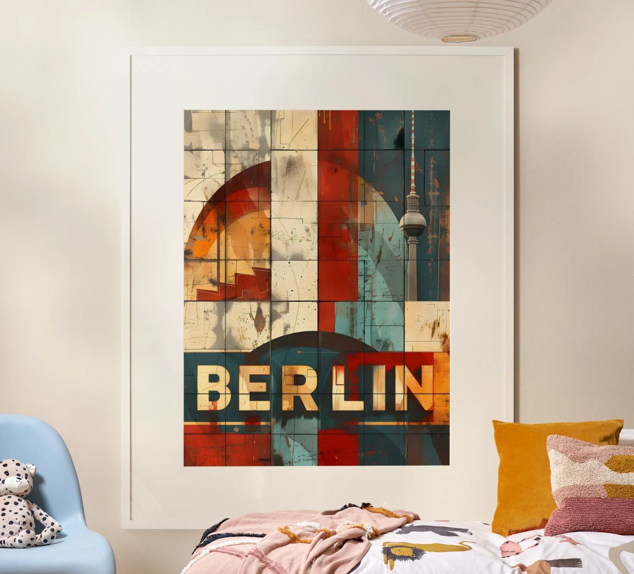 Berlin vintage Kunst poster by Vintage Travel Art