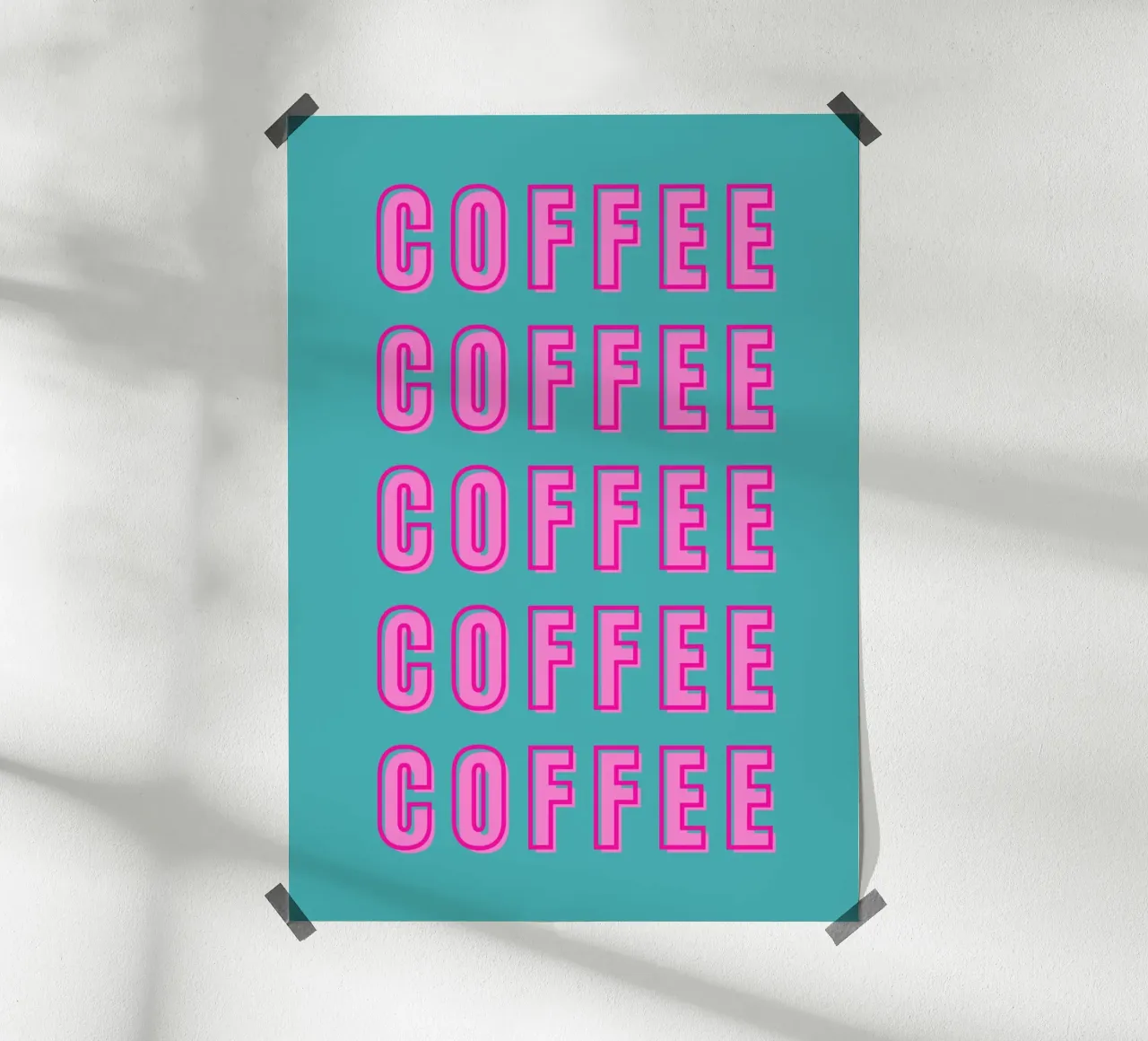 Coffee poster van DigiWunderwerk