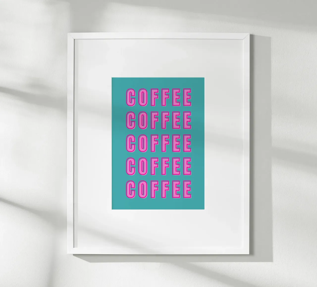 Coffee poster van DigiWunderwerk