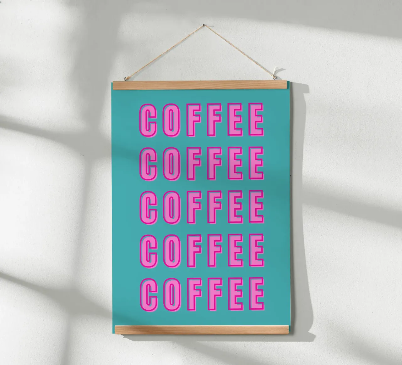 Coffee poster van DigiWunderwerk
