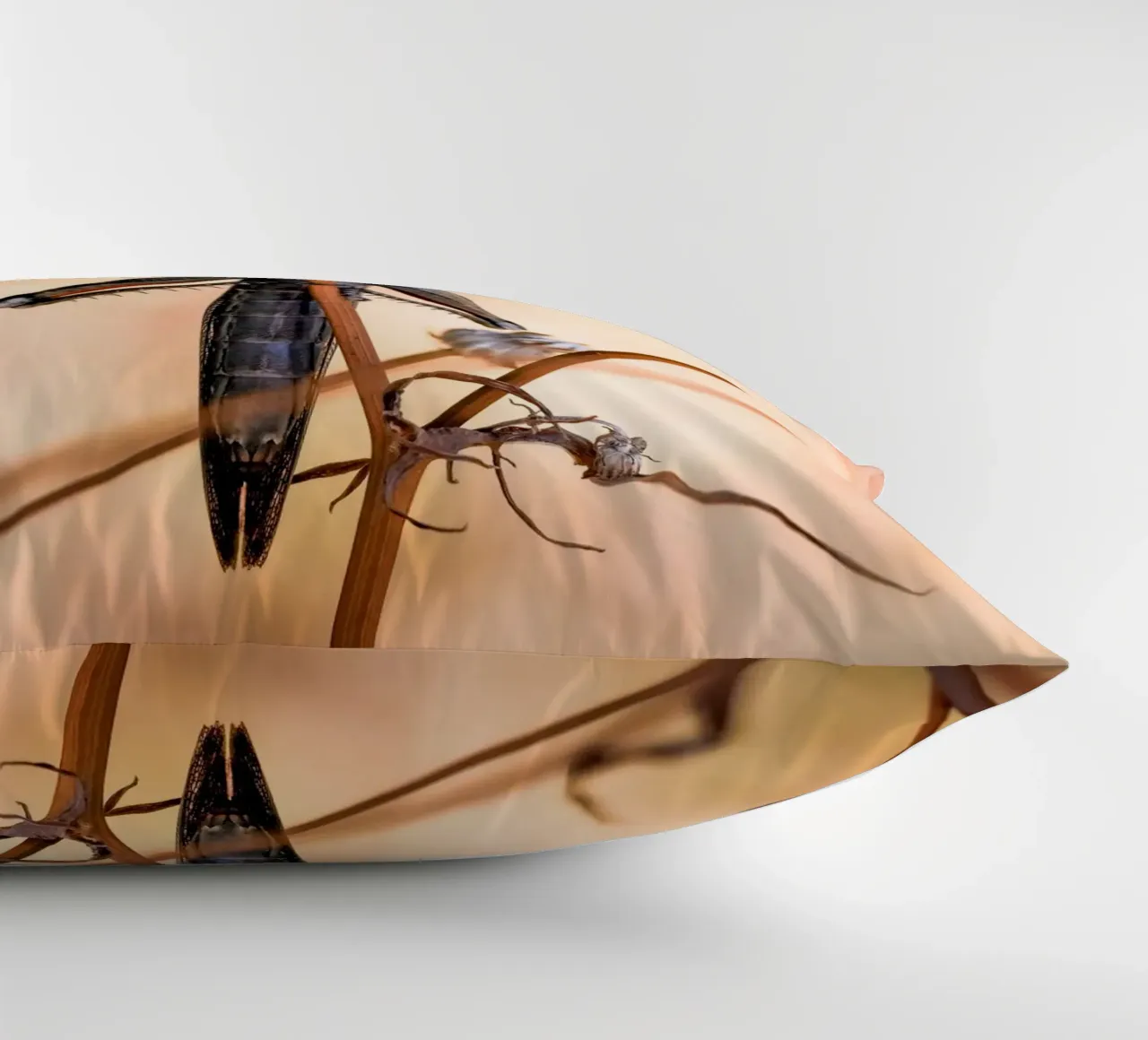 Grasshopper decorative cushion by Tom's Wildlife
