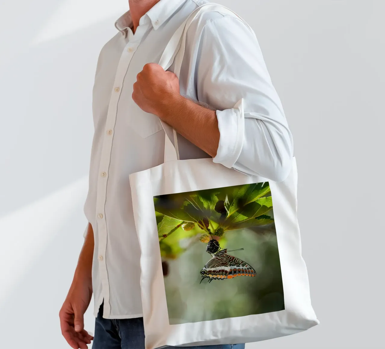 Farfalla borsa in juta da Tom's Wildlife