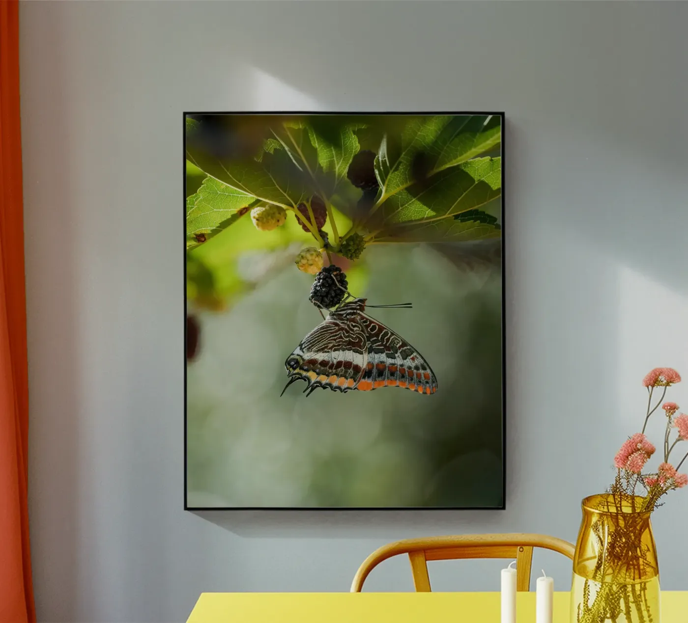 Vlinder acryl van Tom's Wildlife