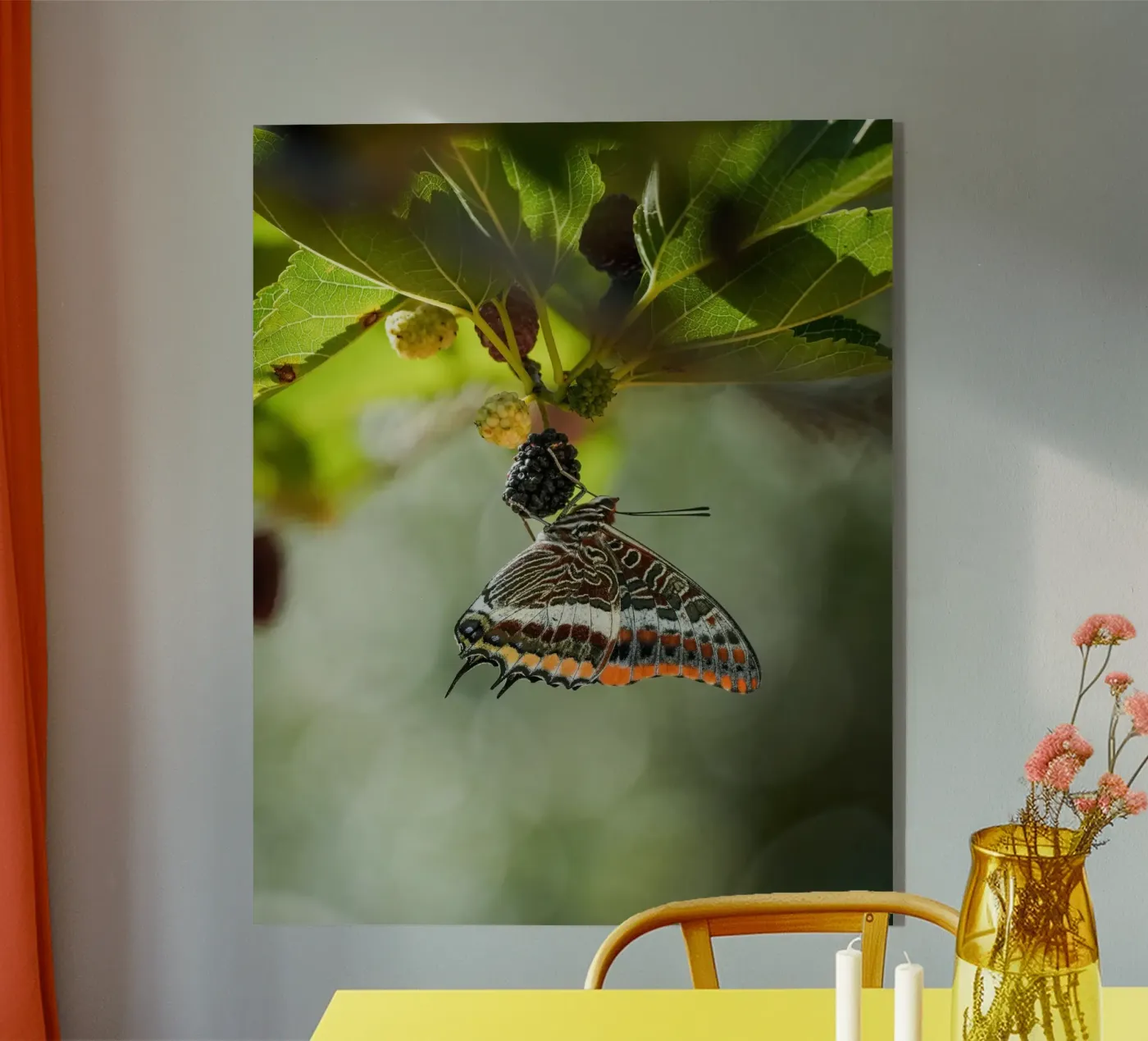 Vlinder acryl van Tom's Wildlife