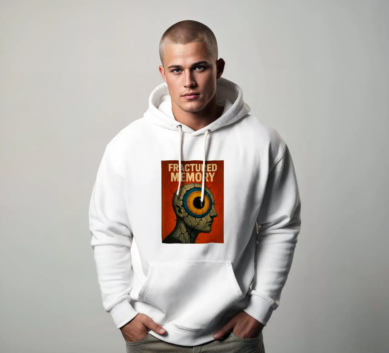 Memoria fratturata felpa con cappuccio da 🥝 KIWI STORE