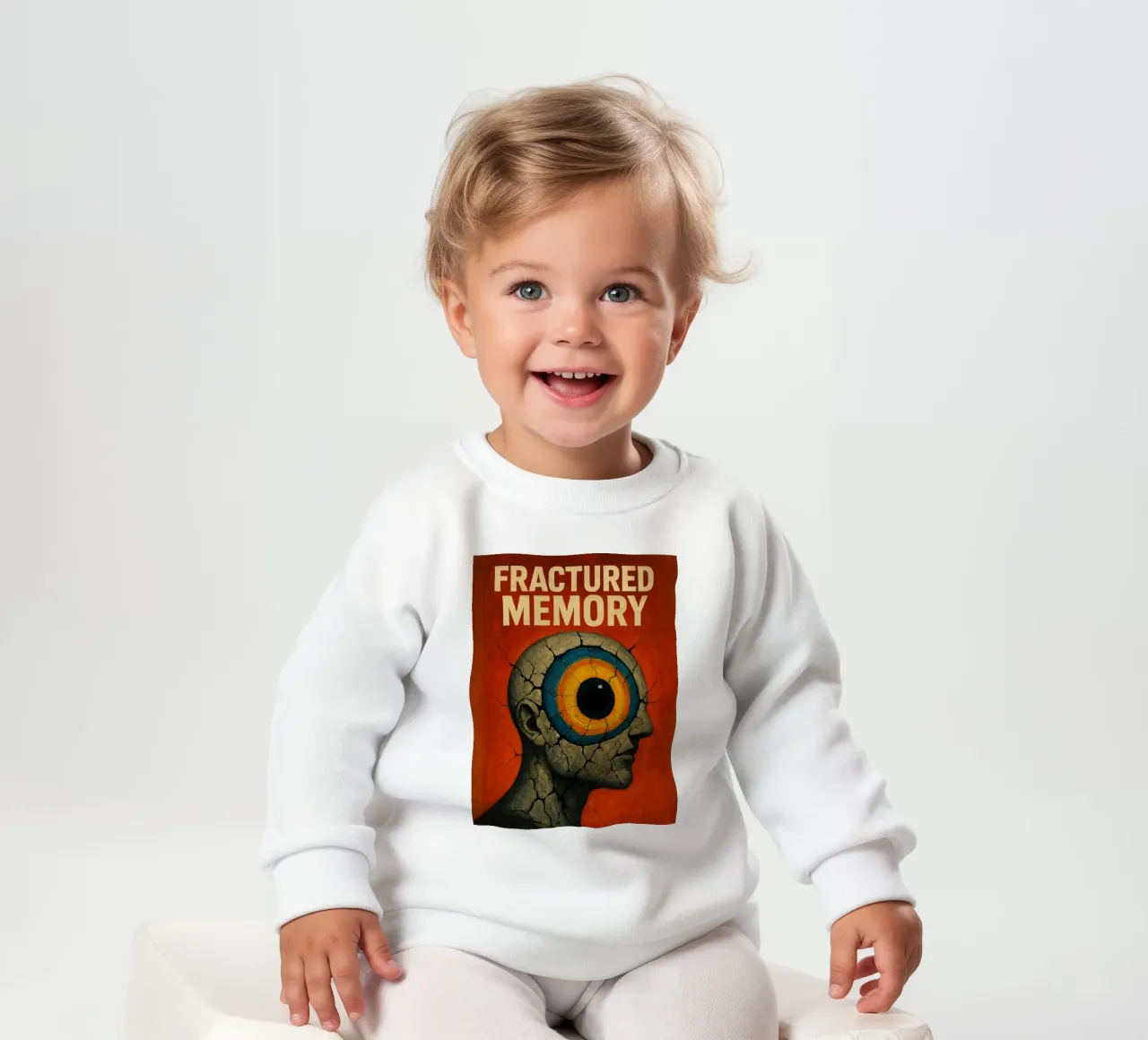Memoria fratturata felpa neonato da 🥝 KIWI STORE