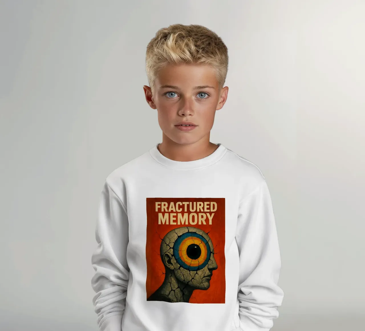 Memoria fratturata felpa bambino da 🥝 KIWI STORE
