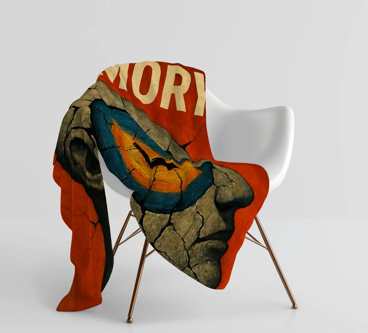 Fractured memory fleece blanket by 🥝 KIWI STORE