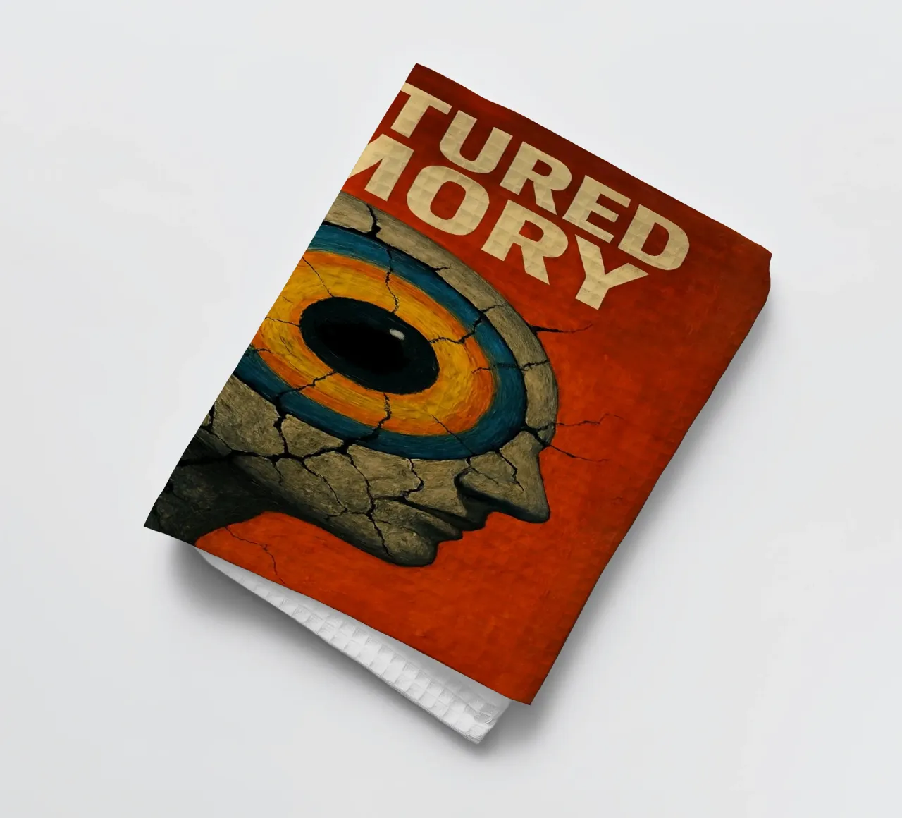 Fractured memory tea towel by 🥝 KIWI STORE
