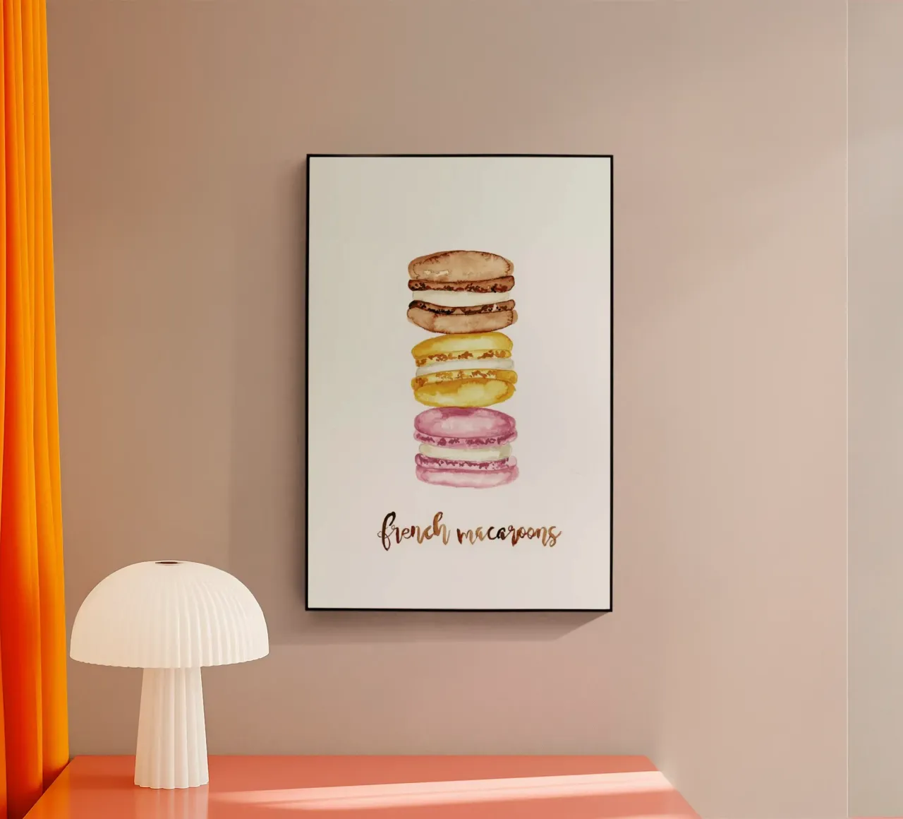 French Macaroons plexiglass da Nathys_illustration