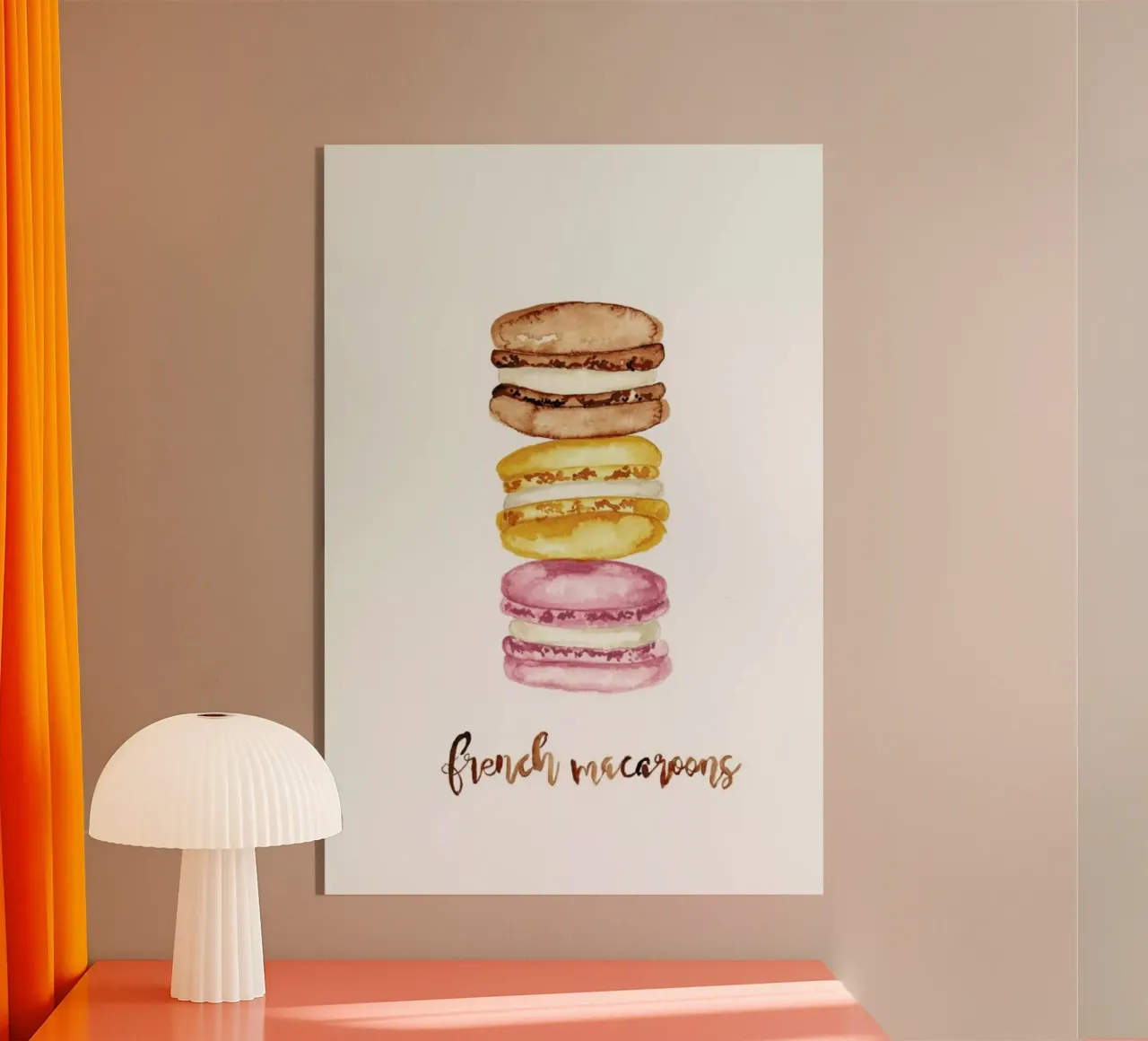 French Macaroons plexiglass da Nathys_illustration