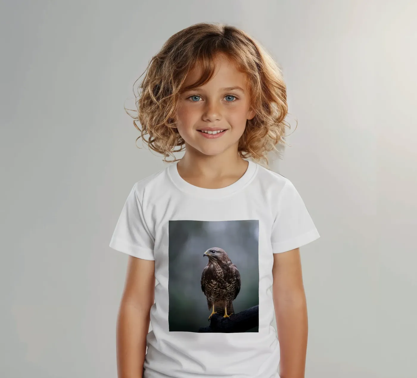 Buizerd kinder t-shirt van Tom's Wildlife