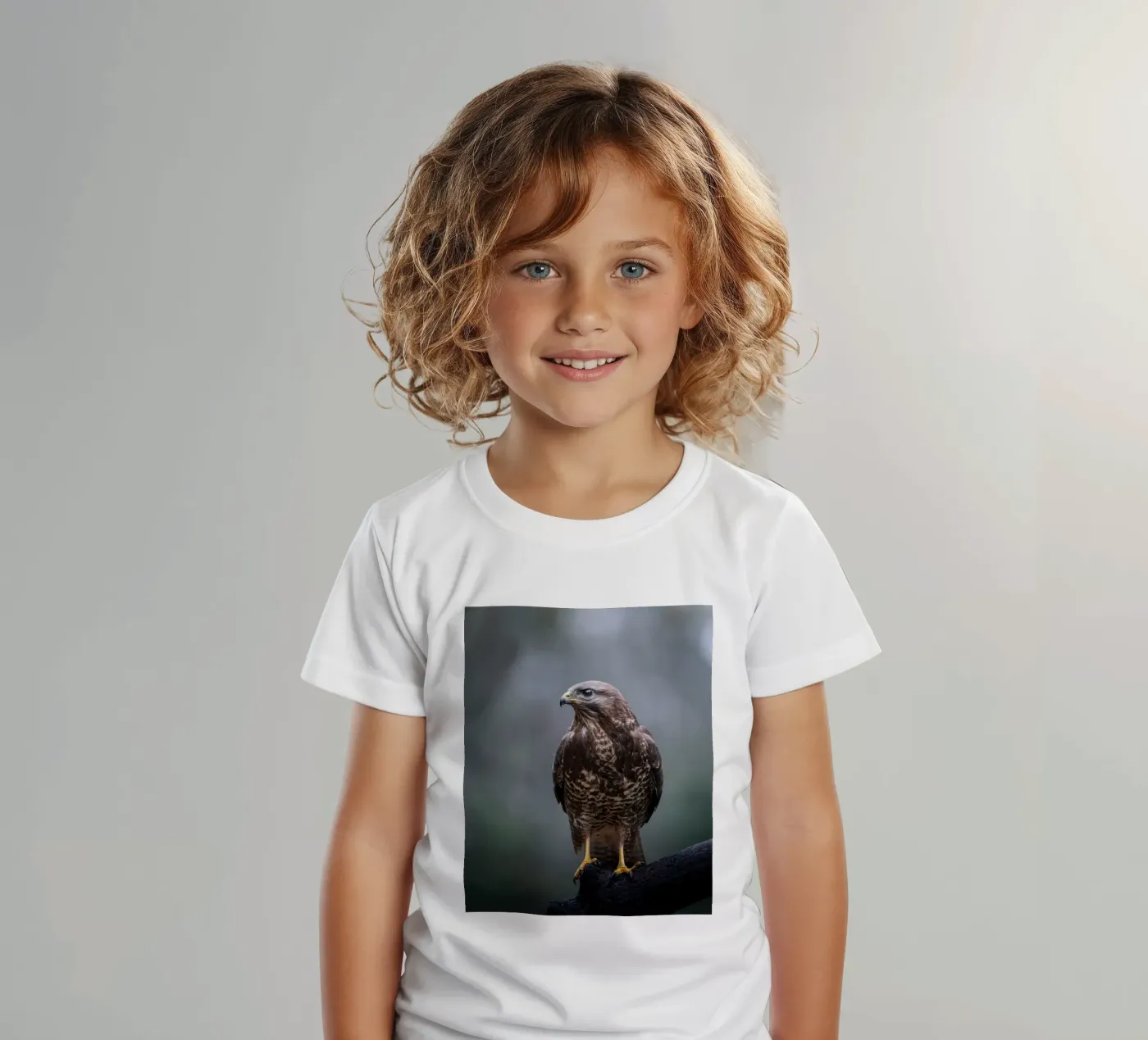 Buizerd kinder t-shirt van Tom's Wildlife
