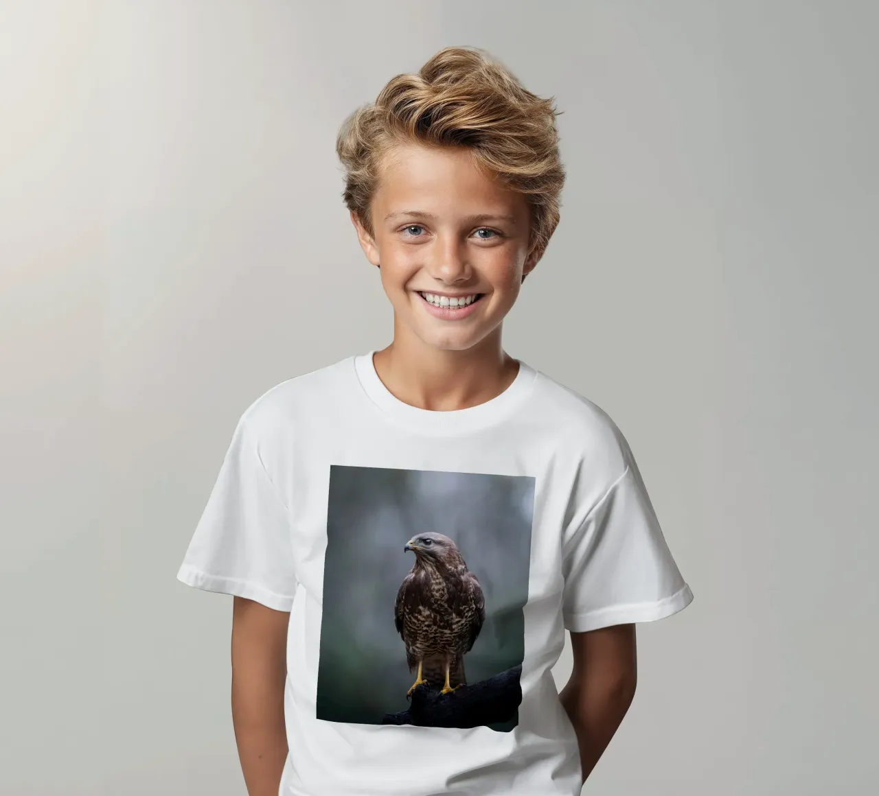 Poiana t-shirt bambini da Tom's Wildlife