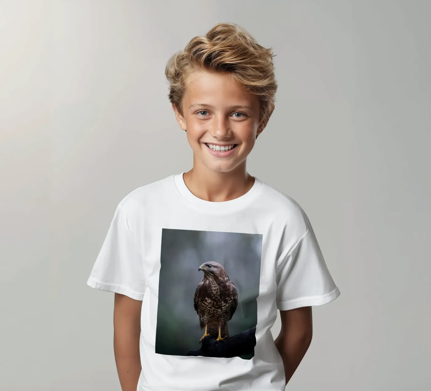 Buizerd kinder t-shirt van Tom's Wildlife
