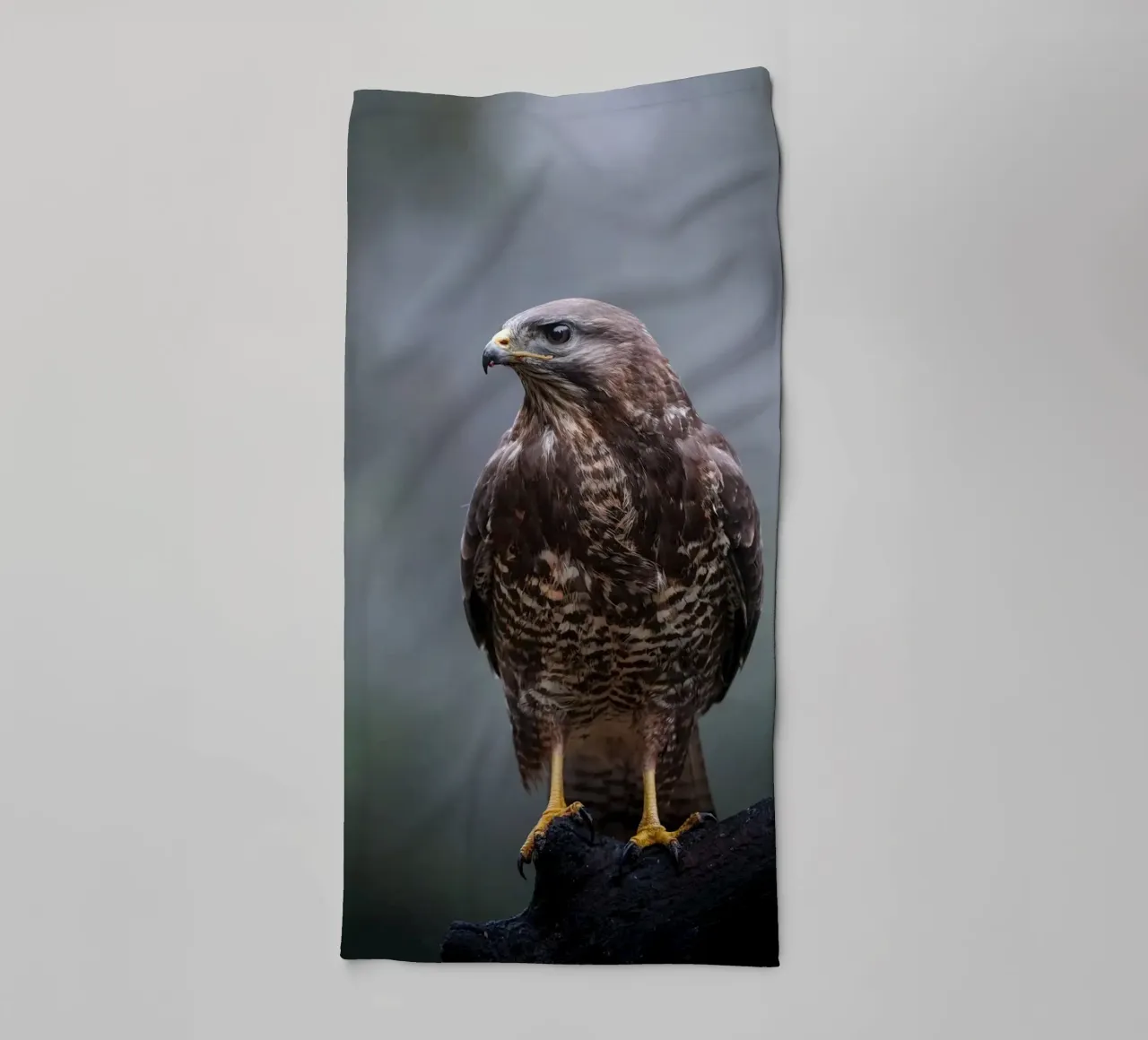 Buzzard towel by Tom's Wildlife