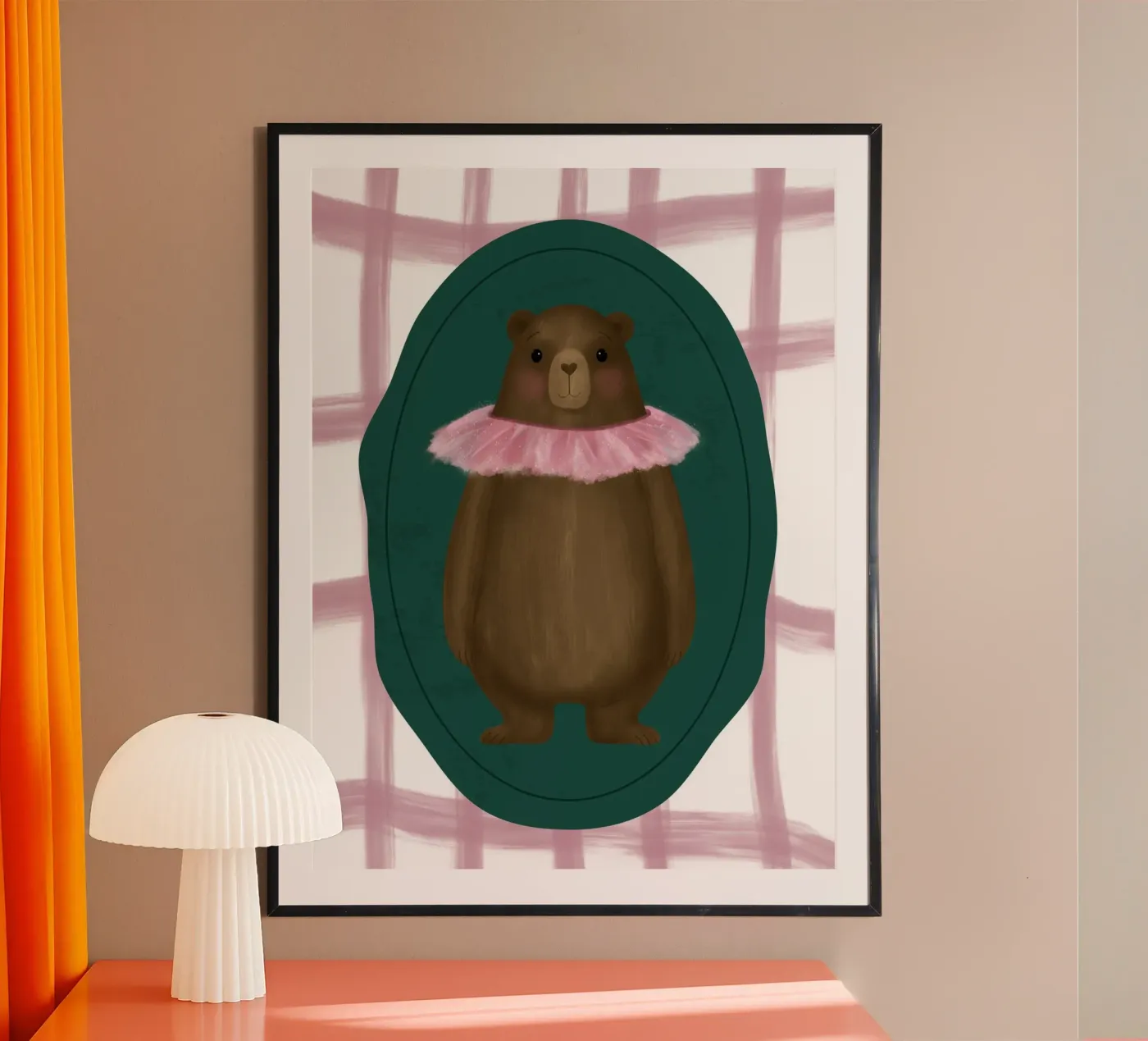 Zauberwaldbär Poster von julia-silvestrow