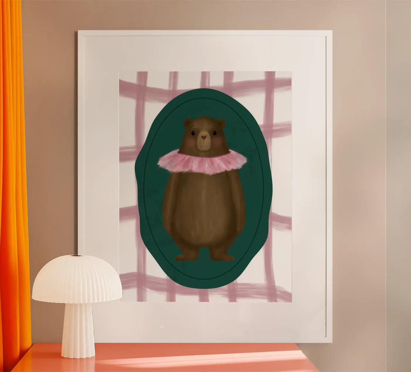 Zauberwaldbär Poster von julia-silvestrow