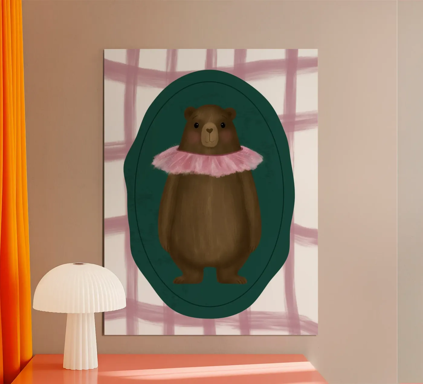 Zauberwaldbär Poster von julia-silvestrow