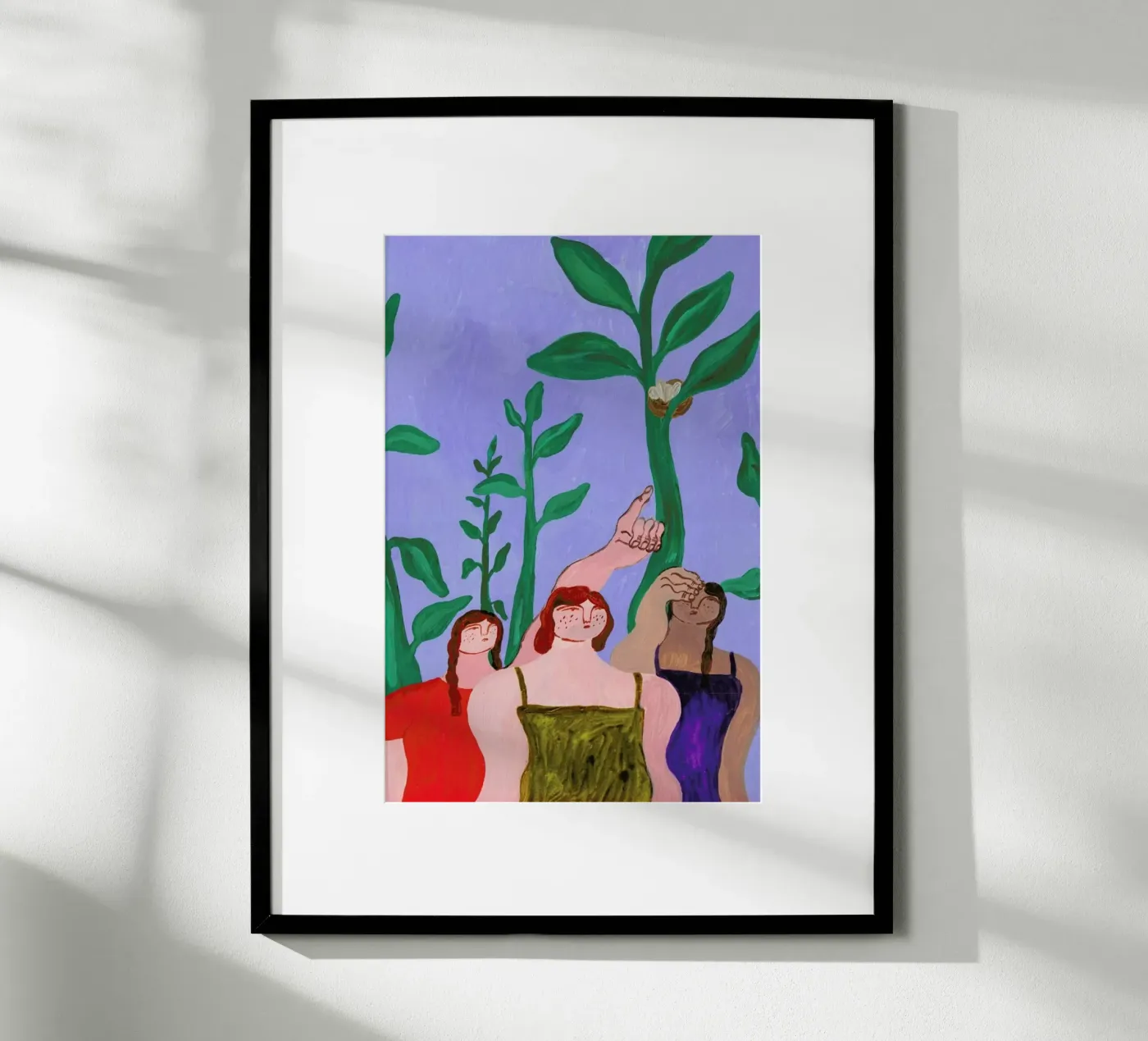 Searching poster by Nudes and Croissants