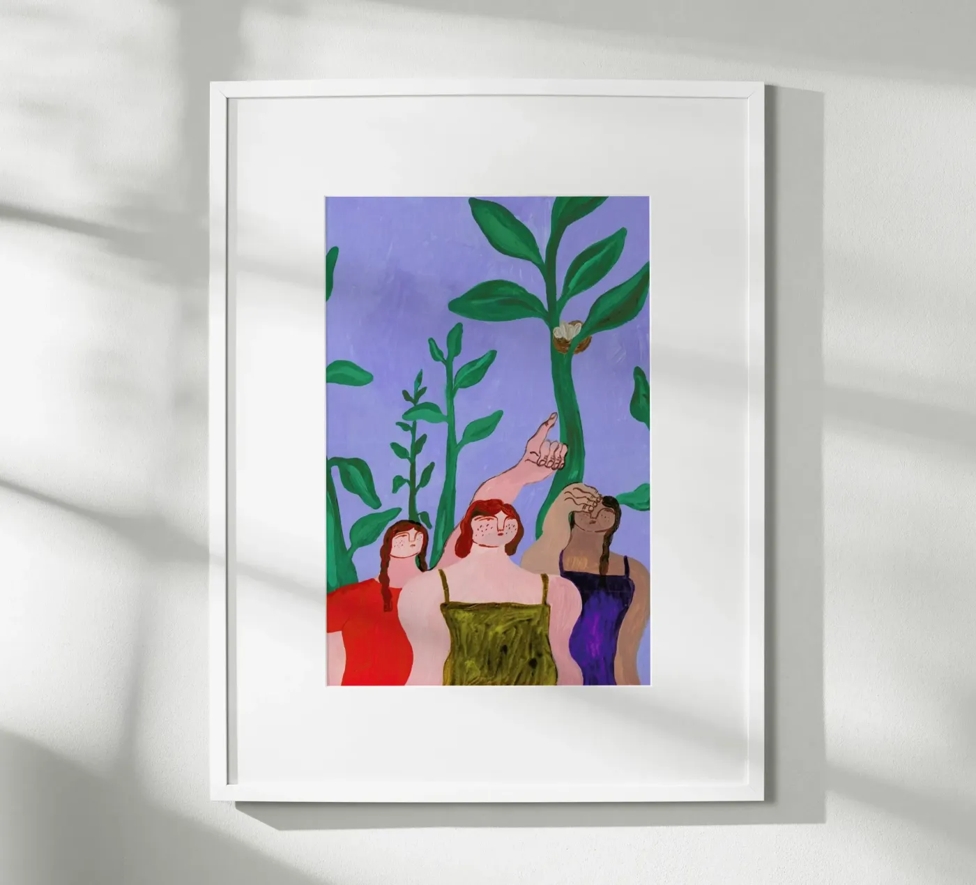 Searching poster by Nudes and Croissants