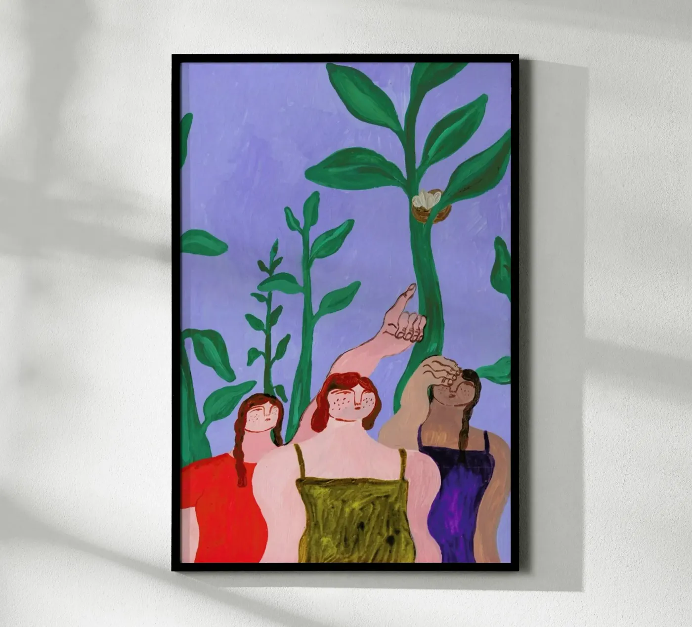 Searching poster by Nudes and Croissants