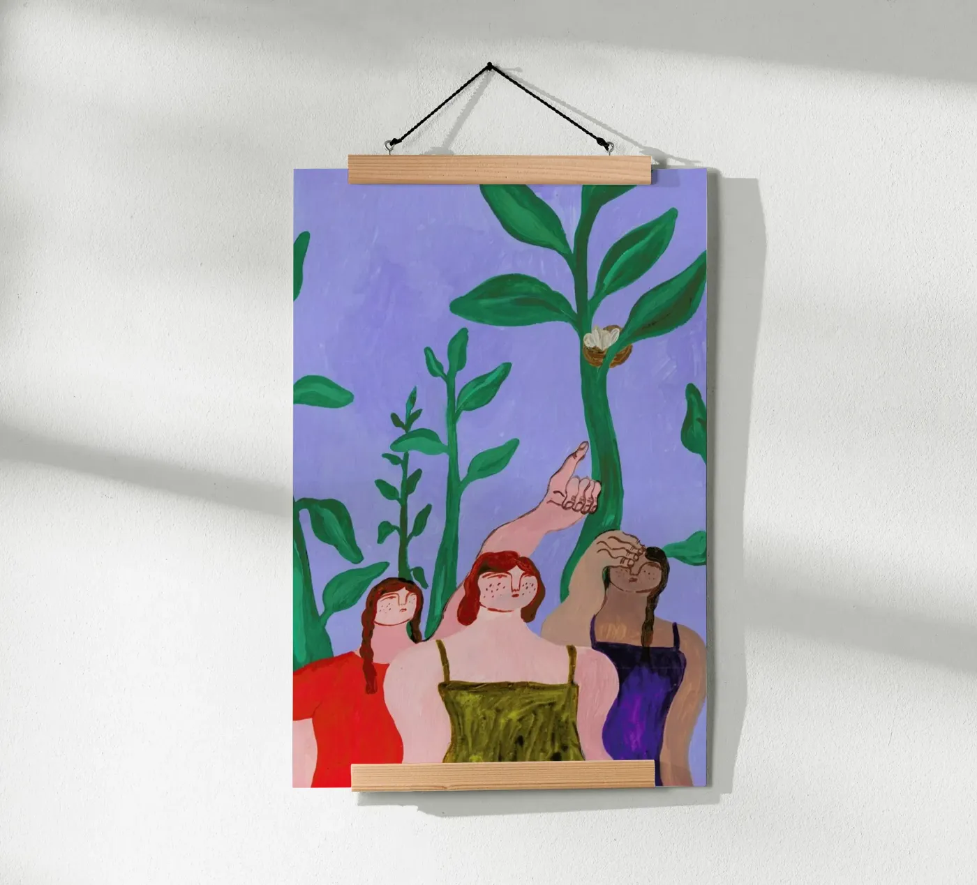 Searching poster by Nudes and Croissants