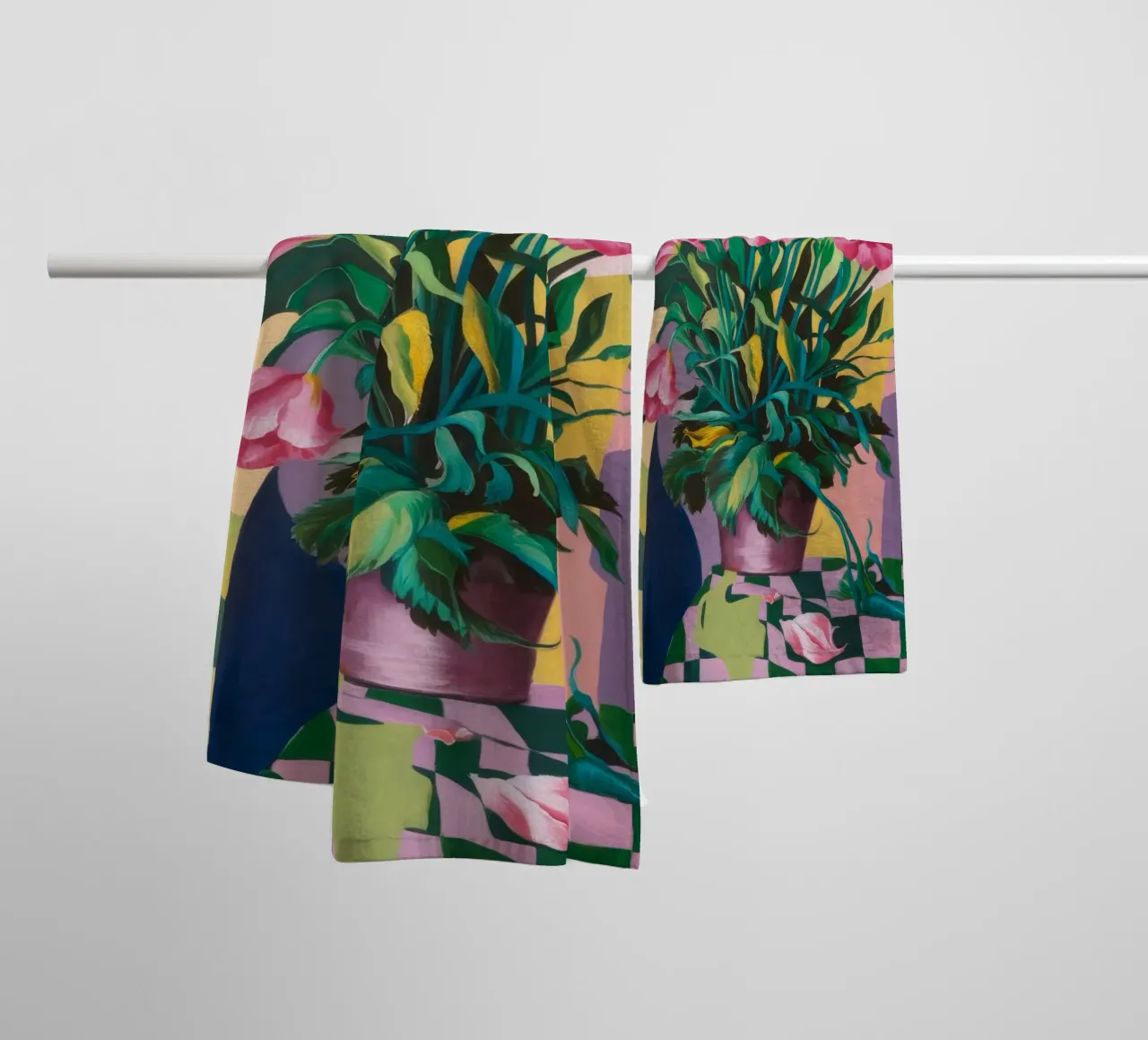 Bellezza radiosa e fiorita asciugamano da bagno da Ebony Carpenter