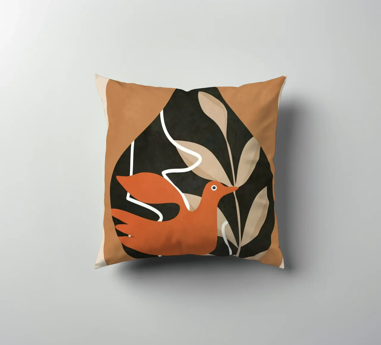 Abstract Art Vase 5 cuscino da Flow Line