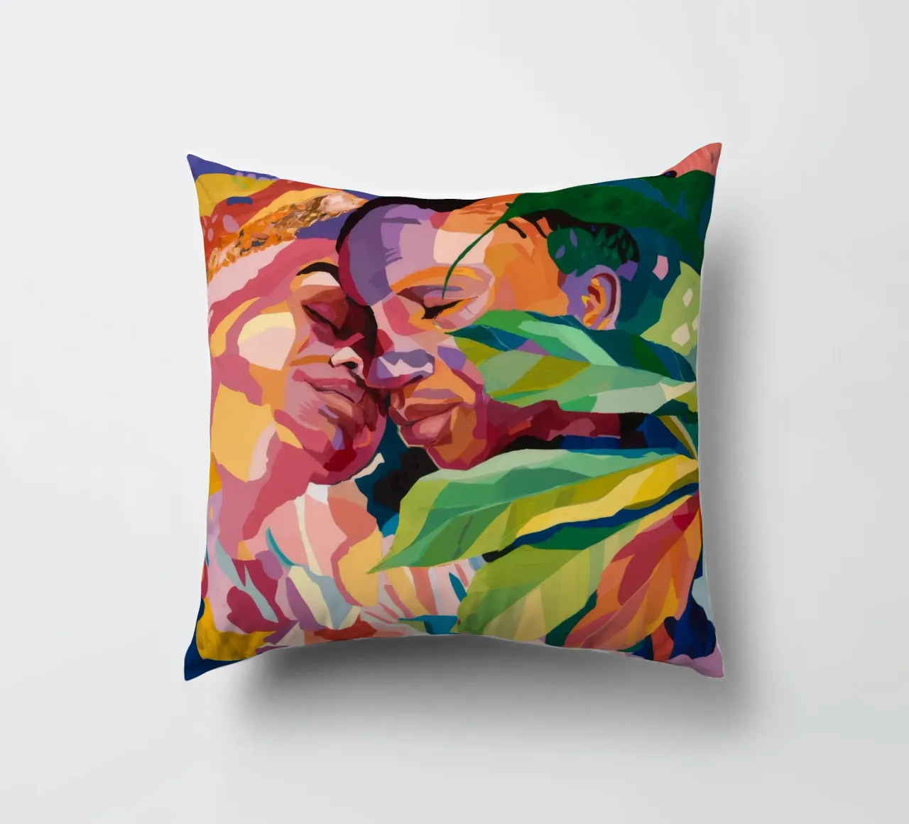 Paesaggio da sogno tropicale cuscino da Ebony Carpenter