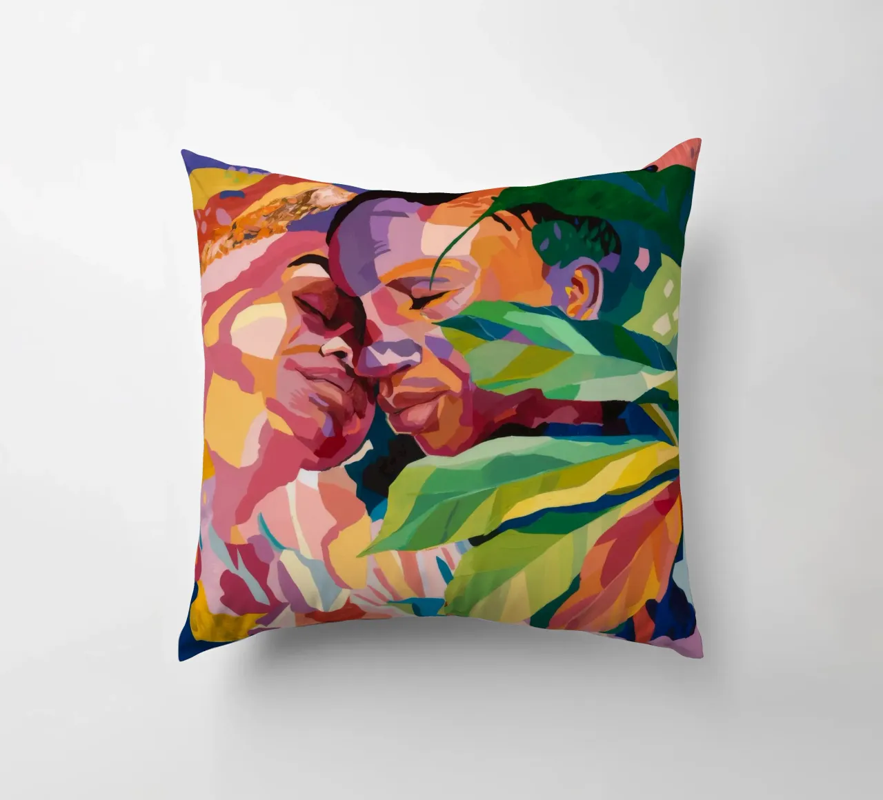 Paesaggio da sogno tropicale cuscino da Ebony Carpenter