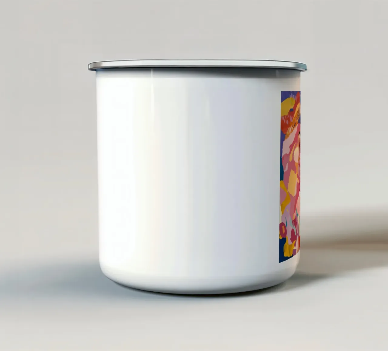 Paesaggio da sogno tropicale tazza in smalto da Ebony Carpenter