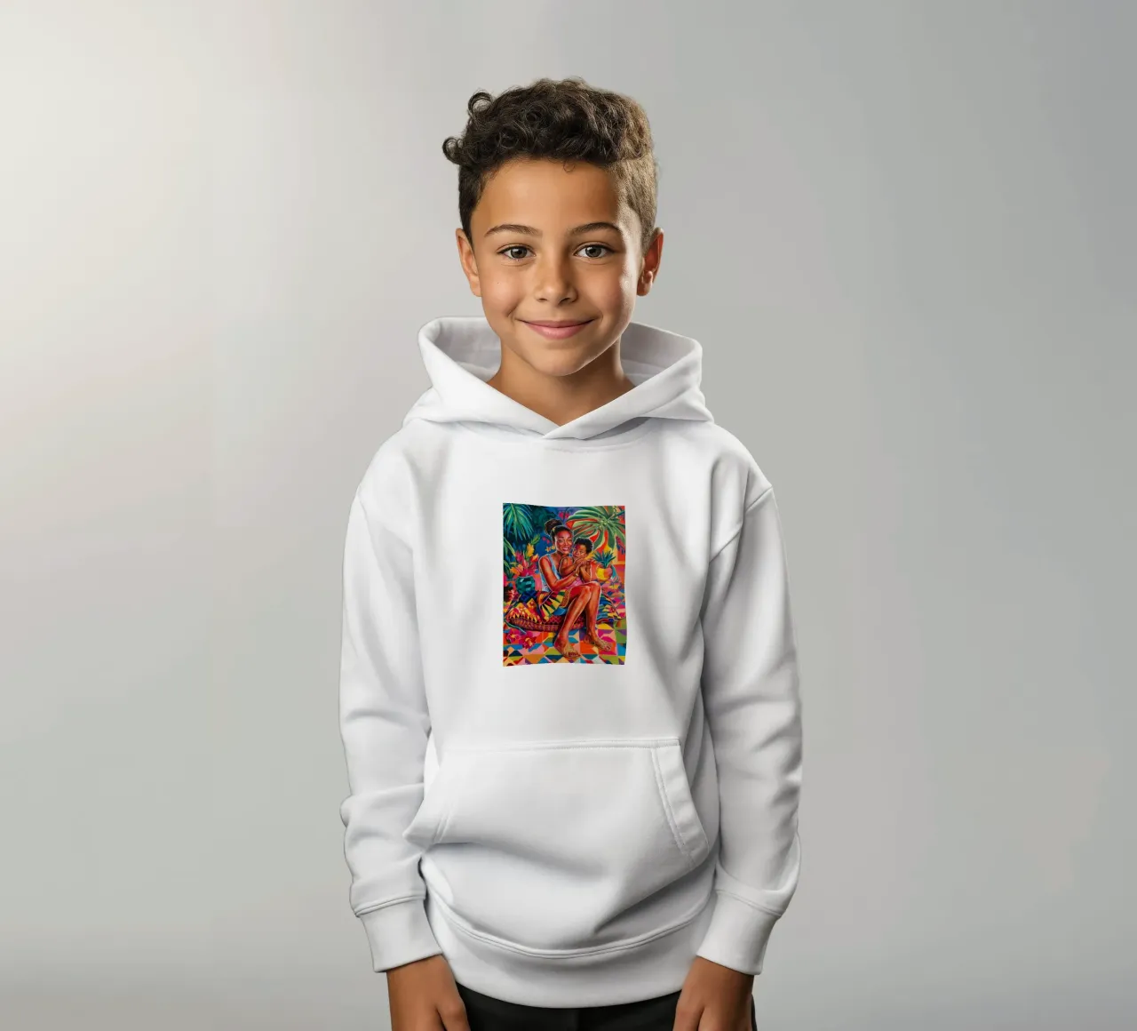 Sereen tropisch toevluchtsoord kinder hoodie van Ebony Carpenter