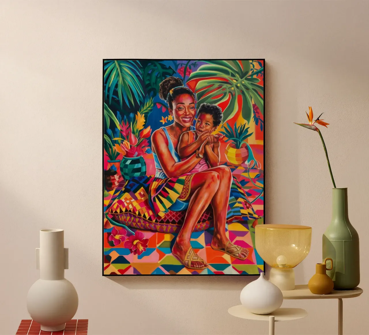Sereno rifugio tropicale plexiglass da Ebony Carpenter