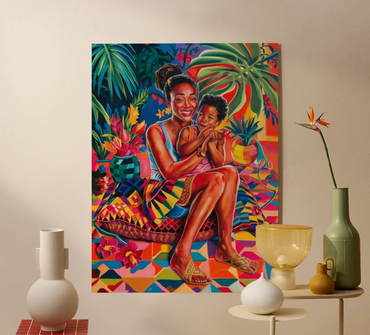Sereno rifugio tropicale plexiglass da Ebony Carpenter