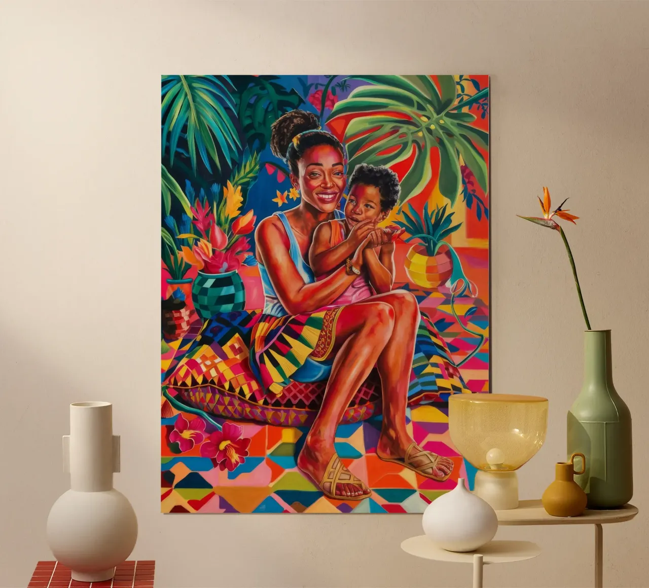 Sereno rifugio tropicale carta hahnemühle da Ebony Carpenter