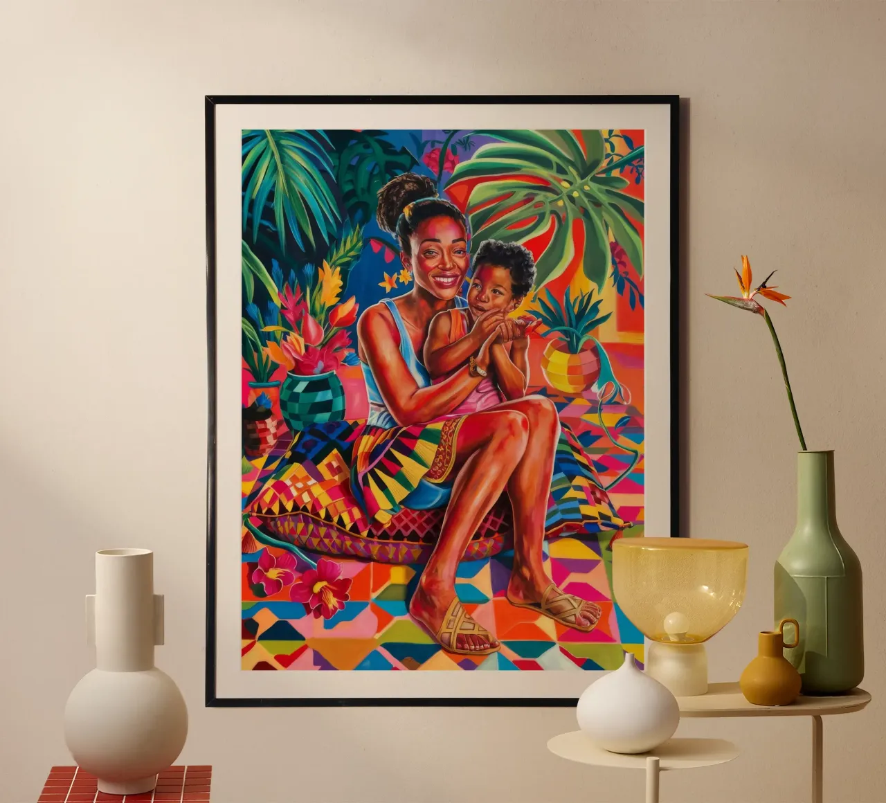 Sereno rifugio tropicale carta hahnemühle da Ebony Carpenter