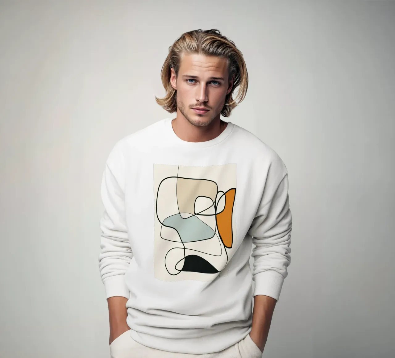 Abstract Line 8 felpa da cityart