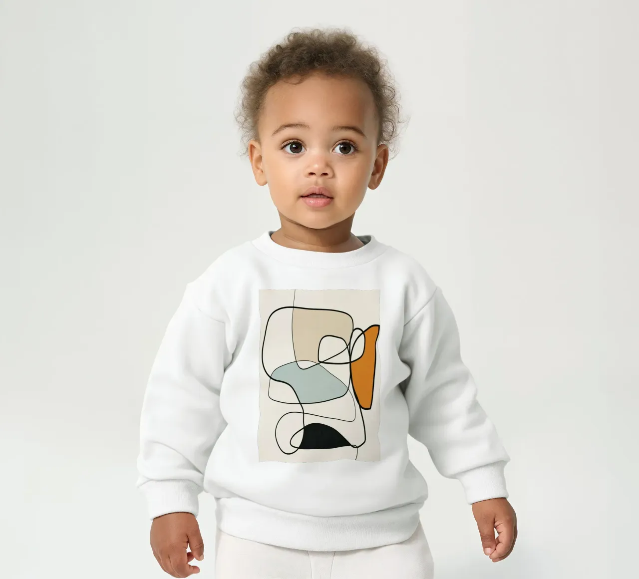Abstract Line 8 baby sweatshirt by cityart