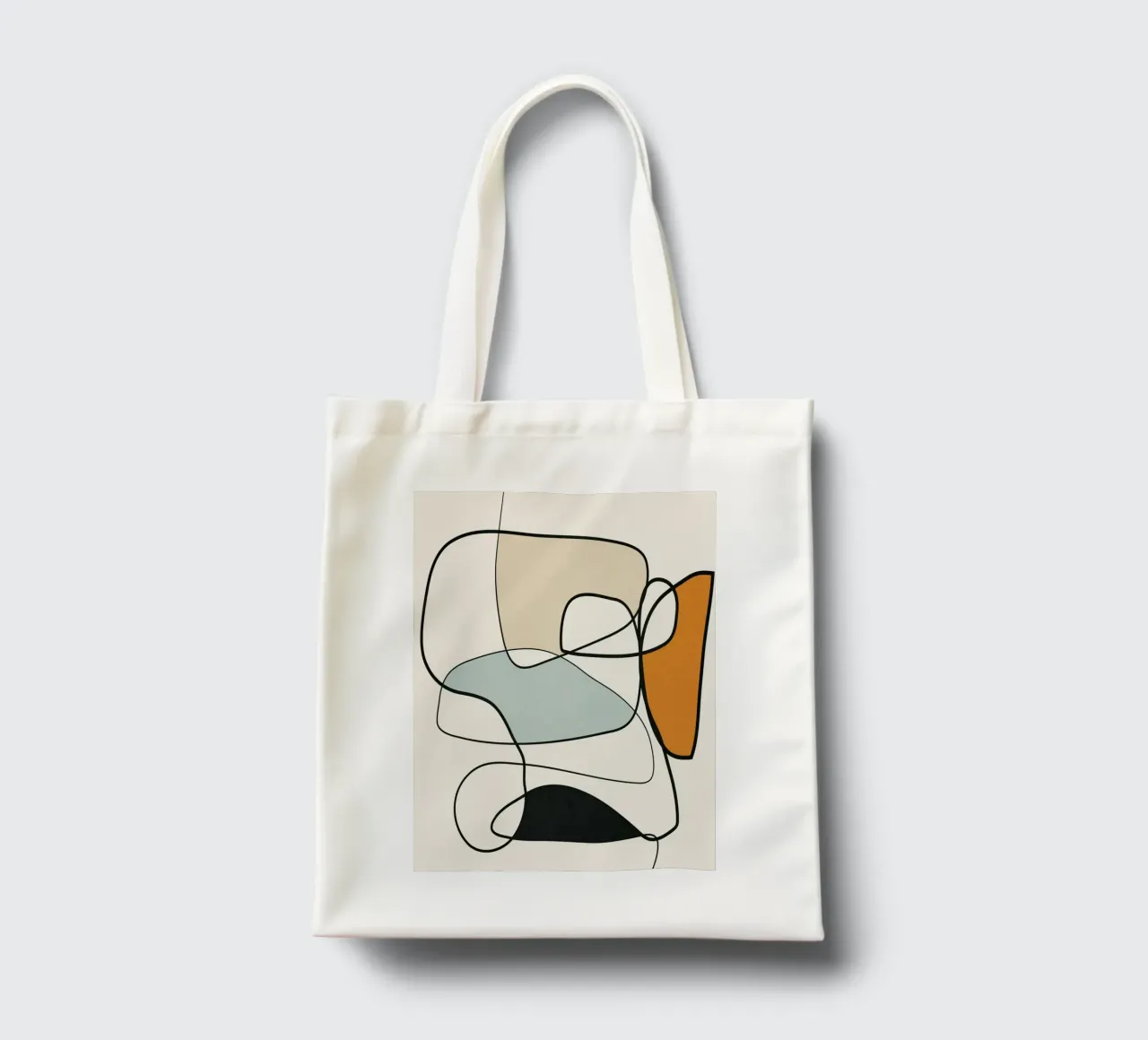 Abstract Line 8 borsa in juta da cityart