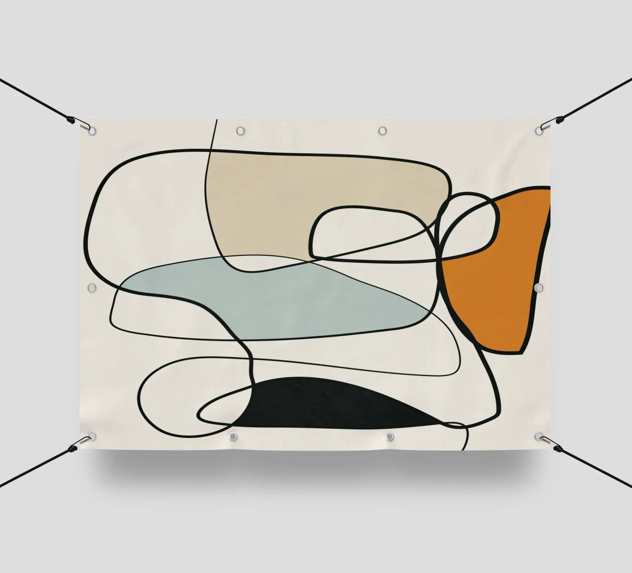 Abstract Line 8 telo in pvc da cityart