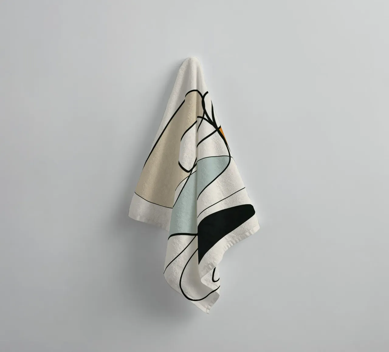 Abstract Line 8 asciugamano da bagno da cityart