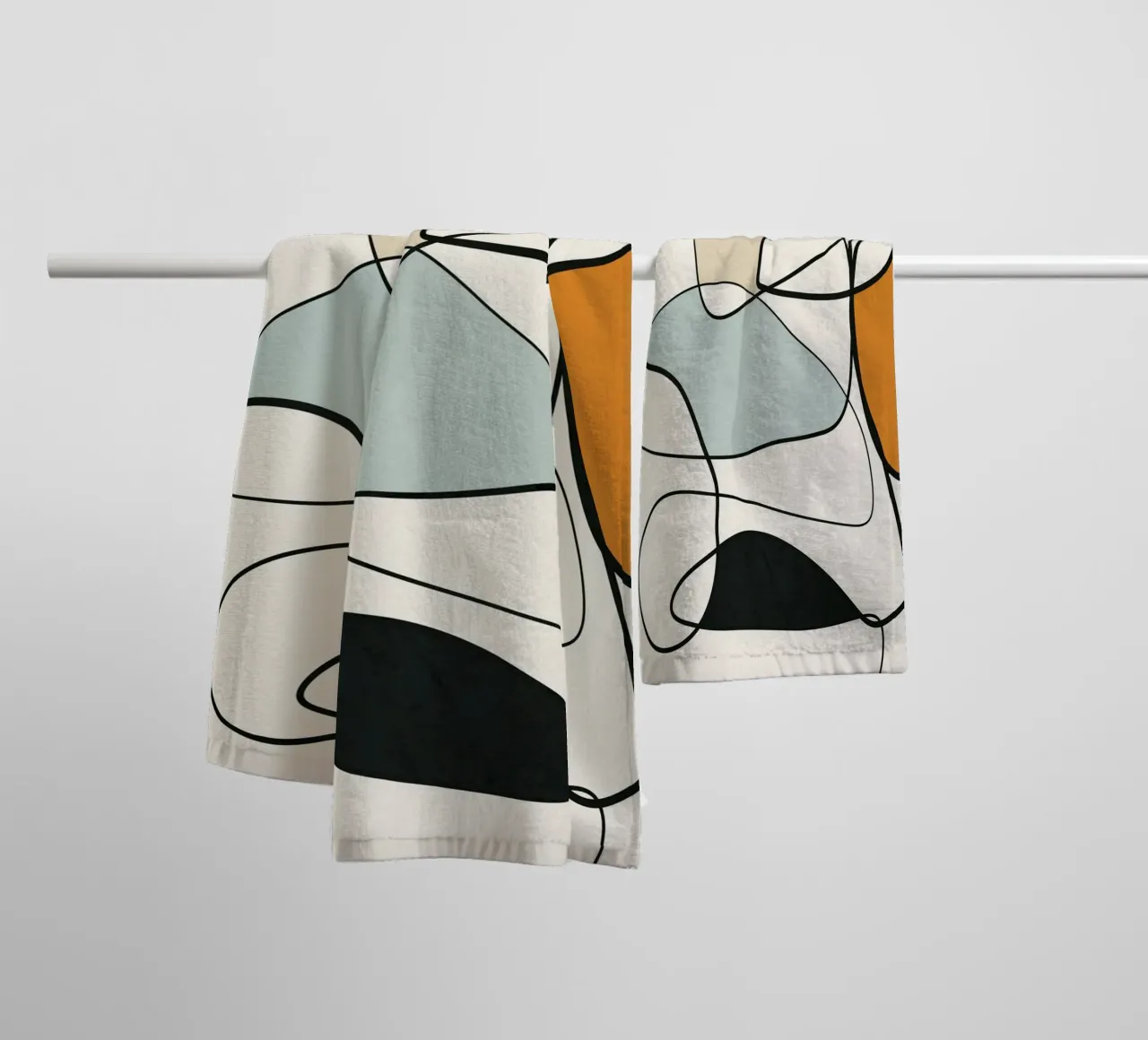 Abstract Line 8 asciugamano da bagno da cityart