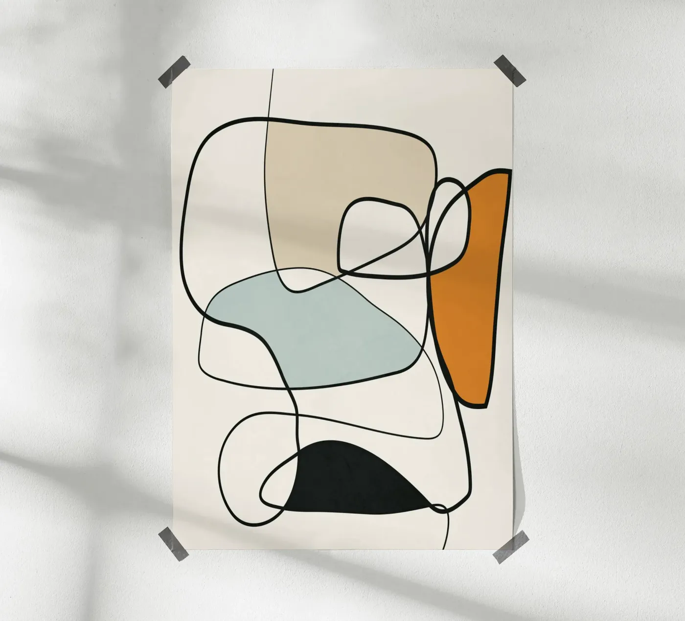 Abstract Line 8 poster da cityart