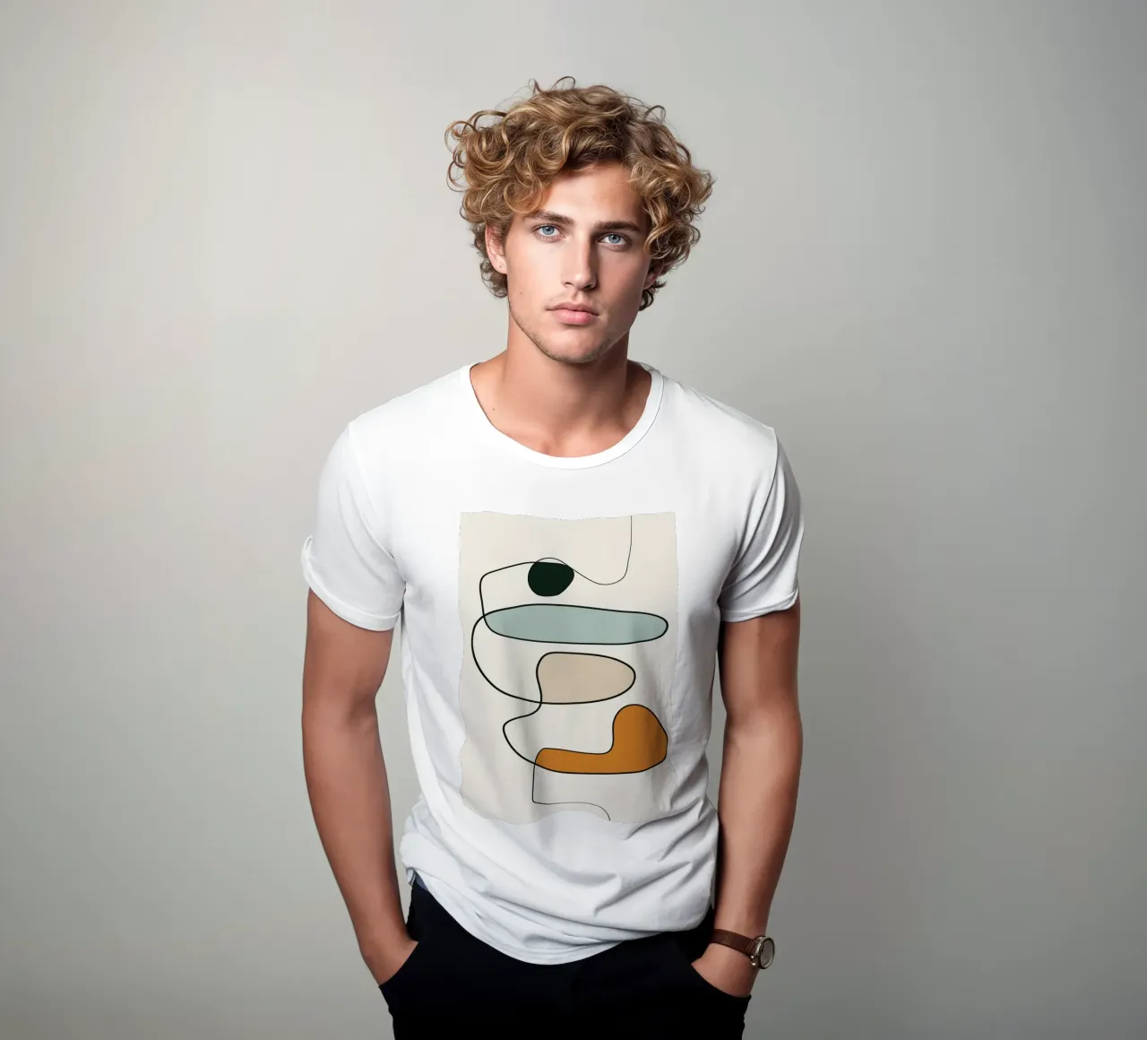 Abstract Line 10 t-shirt da cityart