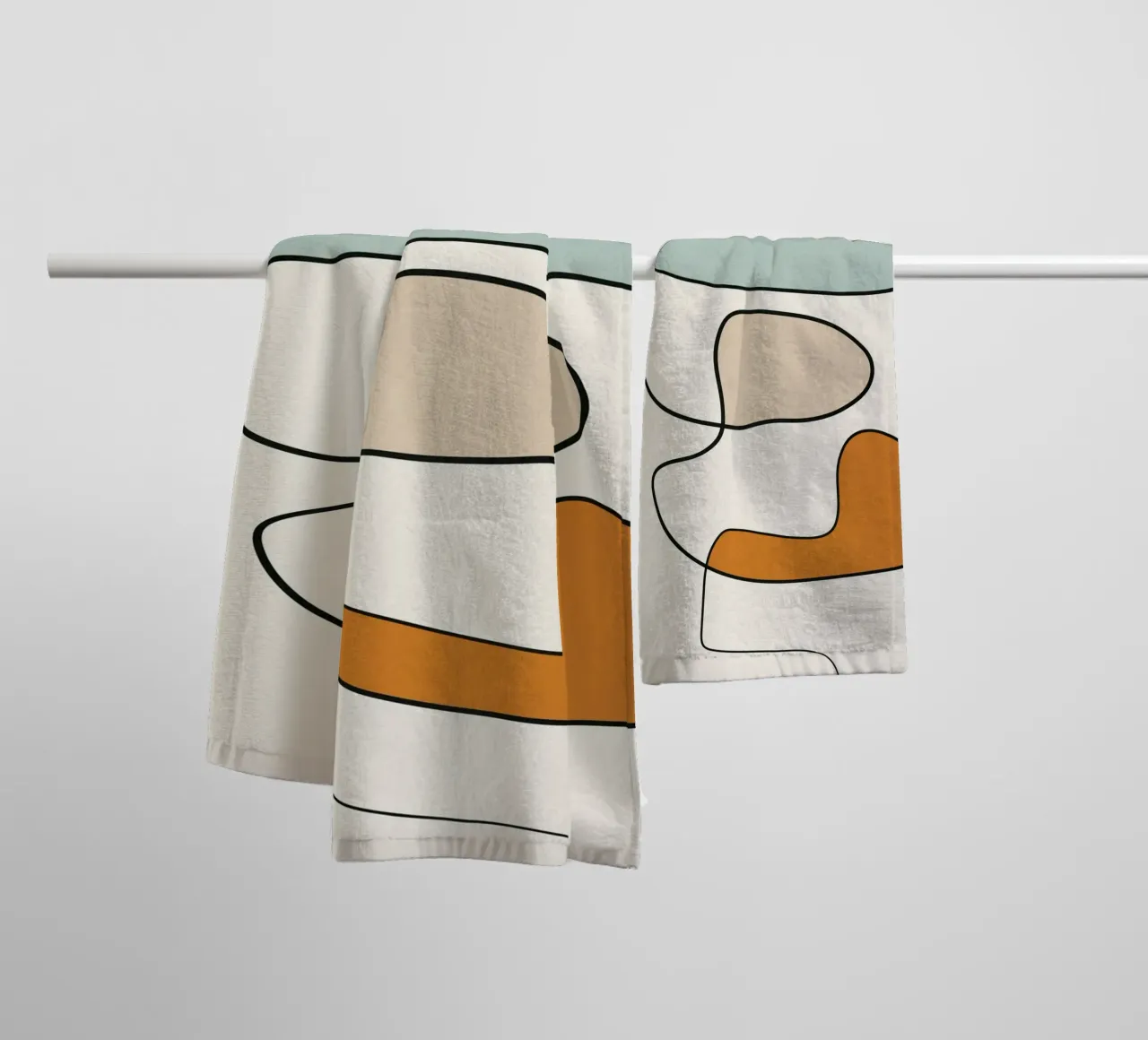 Abstract Line 10 asciugamano da bagno da cityart