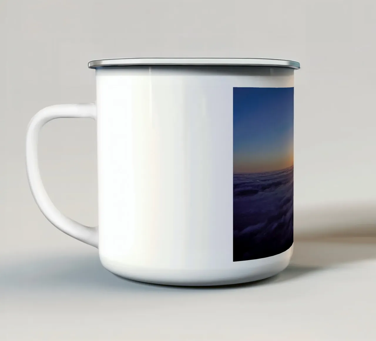 Sky tazza in smalto da ROBERTO H