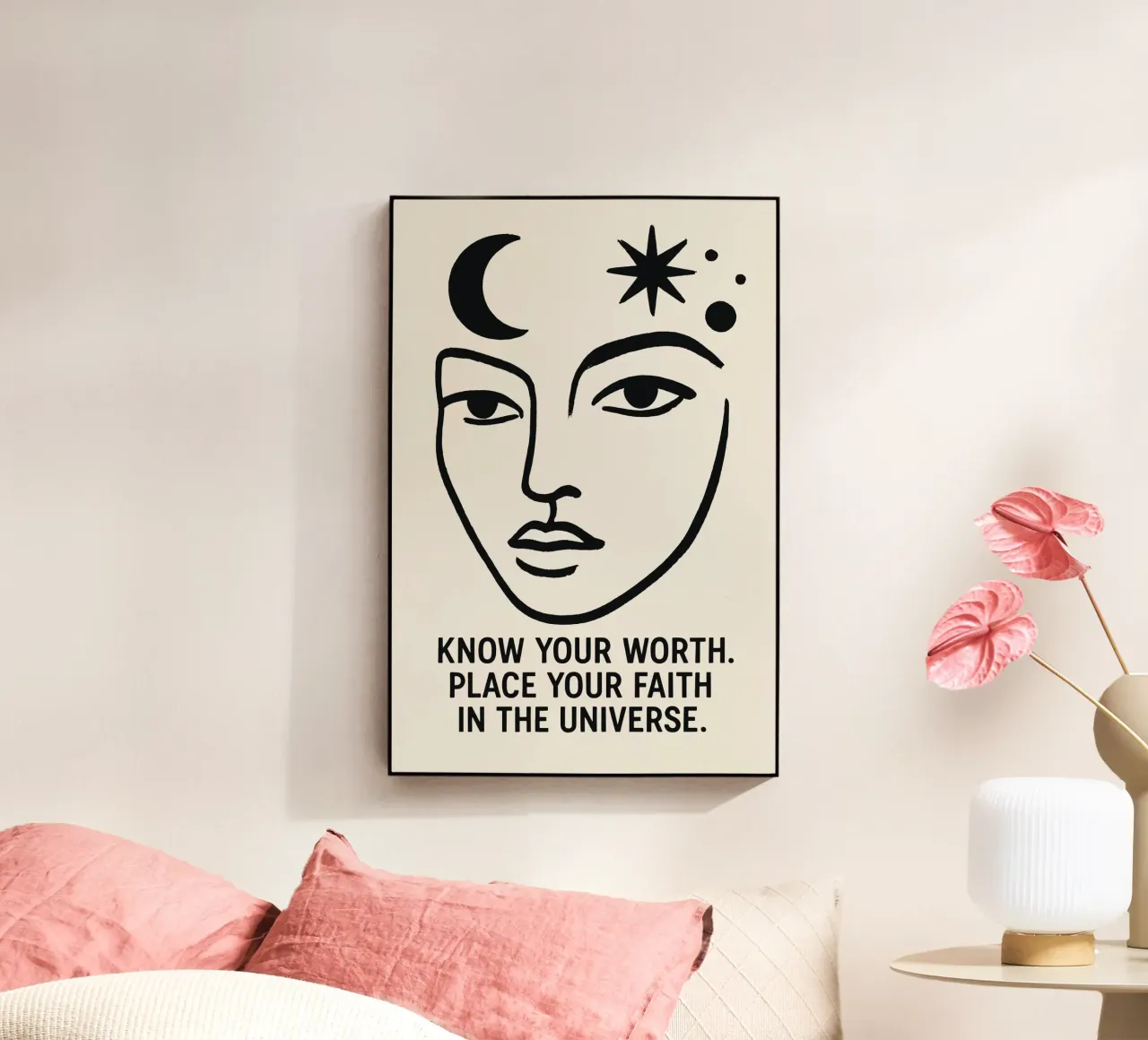 Know Your Worth plexiglass da treechild