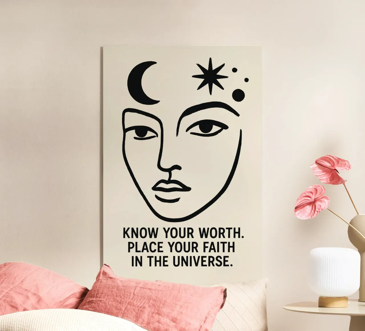 Know Your Worth plexiglass da treechild